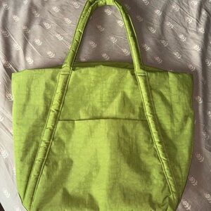 BAGGU Cloud Bag in Green Juice (Tote Bag)